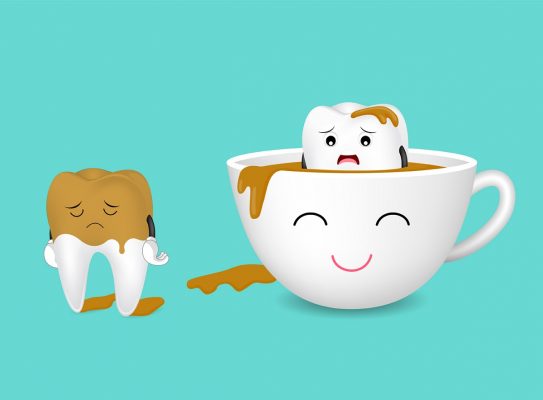Effects of coffee and tea on teeth